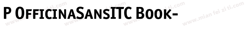 P OfficinaSansITC Book字体转换